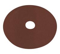 Loops 25 PACK 125mm Fibre Backed Sanding Discs - 120 Grit Aluminium Oxide Round Sheet Loops Multicolor