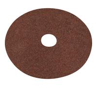 Loops 25 PACK 125mm Fibre Backed Sanding Discs - 24 Grit Aluminium Oxide Round Sheet Loops Multicolor