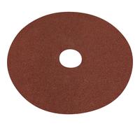 Loops 25 PACK 125mm Fibre Backed Sanding Discs - 40 Grit Aluminium Oxide Round Sheet Loops Multicolor