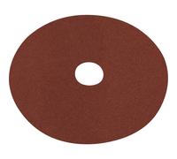 Loops 25 PACK 125mm Fibre Backed Sanding Discs - 60 Grit Aluminium Oxide Round Sheet Loops Multicolor