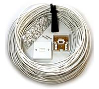 Loops 25M BT Telephone Master Socket/Box Line Extension Professional Cable Kit - 10m 15m 20m Lead