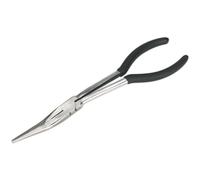 Loops 275mm Offset Needle Nose Pliers - Drop Forged Steel - Foam Grip Handles in Metallics Loops Metallics