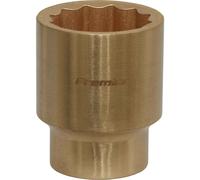 Loops 28mm Non-Sparking WallDrive Socket - 1/2" Square Drive - Beryllium Copper Loops Copper