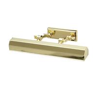 Loops 2Adjustable Joints Directional Picture Light Highly Polished Brass LED E14 40W in Metallics Loops Metallics