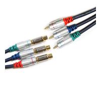 Loops 2m 3 RCA Component YPbPr RGB Video Extension Cable - Male to Female