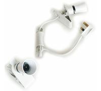 Loops 2m Clip-on Spot Light Bulb Lamp Holder - Mains Cable - 60W 5A - B22 Bayonet Loops Multicolor