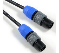 Loops 2x 10m Neutrik 2 Pole 1.5mm ² Speakon Cable NL2FC to Male Plug Pro Speaker Amp Loops Multicolor