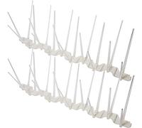 Loops 2x 33cm x 10.5cm Clear Anti Bird/Pigeon Spikes *CUT TO SIZE* Window Ledge Roof Wall