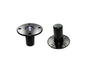 Loops 2x 35mm Internal Speaker Top Hat - Metal Mounting/Fitting Pole Stand Socket TOPHAT