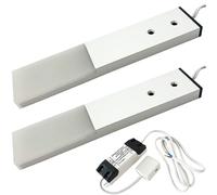 (2 Lights & Driver) Aluminium Under / Over Cabinet Kitchen Light & Driver Kit - Natural White LED
