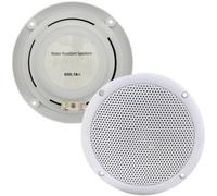Loops 2X Moisture Resistant Ceiling Speakers 80W 16Ohm 5" Kitchen Bathroom 2 Way Loud