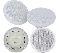 Loops 2X Moisture Resistant Ceiling Speakers 80W 8Ohm 5" Kitchen Bathroom 2 Way Loud