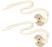 Loops 2x MR16 Bayonet Light Bulb/Lamp Fitting Ceramic LED/Halogen Connector Downlight Loops Multicolor