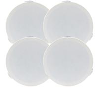 2x PAIR 4" Mini Low Profile Ceiling Speaker 8 OHM 2 Way Compact Mount Slim Line