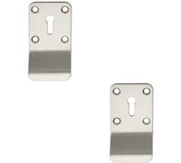 Loops 2X Standard Lock Cylinder Pull Handle 78.5 X 43mm Bright Stainless Steel