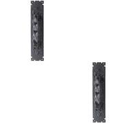 Loops 2X Traditional Forged Twist Pull Handle 310 X 66mm Black Antique Door Handle