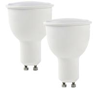 Loops 2x WiFi Colour Changing LED Light Bulb 4.5W GU10 Warm Cool White Dimmable Lamp Loops White