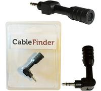 Loops 3.5mm Mini Stereo Microphone - Mobile Phone Laptop Recording Mic - Compact Small