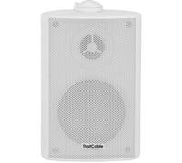 Loops 3" 60W White Outdoor Rated Speaker Wall Weatherproof Background 8Ohm & 100V