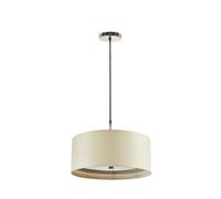 Loops 3 Bulb Ceiling Pendant Light Fitting Cream LED E27 60W Bulb Loops Multicolor