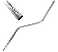 Loops 3’ Cranked ‘SWAN’ Neck TV/Sky/Free-sat Aerial/Satellite Metal Pole/Mast - Stand Off Satellite Wall/Loft/Gutter/Facia