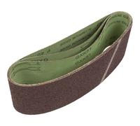 Loops 3 PACK - 100mm x 610mm Sanding Belts - 40 Grit Premium Cloth Backed Grind Loop Loops Multicolor