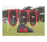 Loops 3 Pack Spiked Football Freekick Defender Wall Mannequin & Poles Kit - Set-Piece