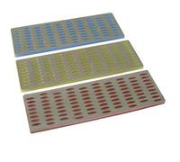 3 Piece 50mm x 150mm Diamond File Card Set Sharpening Knives Chisels Tools