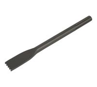 Loops 30 x 280mm Scutch Comb Chisel - SDS Max Shank - Impact Demolition Breaker Steel in Metallics Loops Metallics