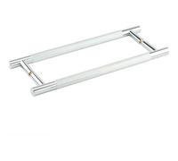 Loops 300mm Polished Chrome Pull Handle - Back To Back Style - Door Handle