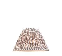 Loops 30Cm Artisan Tapered Cylinder Lamp Shade In Elegant Pearl Grey Fabric