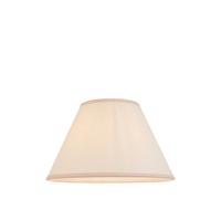 Loops 30Cm Vintage White Tapered Cylinder Lamp Shade With Elegant Almond Detail