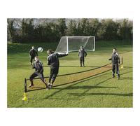 Loops 30ft Football Tennis Training Net Set Garden Pitch Mini Game Skill Touch Control