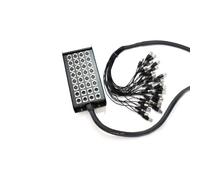 Loops 30m XLR Multicore Stage Box Loom Snake Cable - 32 Way - 24/8