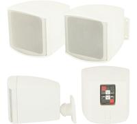 Loops 30W Pair Background Speakers 100V 8OHM Compact Mini Satellite Wall Mount PA