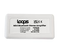 Loops - 30W Wireless Bluetooth Dual Stereo, 4 Output Amp Amplifier - Audio Receiver Sound System 10M Minimum