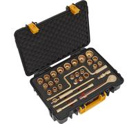 Loops 31 Piece Non-Sparking Socket Set - 1/2" Square Drive - Beryllium Copper Loops Copper