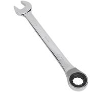 Loops 32mm Ratchet Combination Spanner - Chrome Vanadium Steel - 72 Tooth Ratchet Ring in Metallics Loops Metallics
