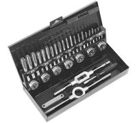 Loops 32pc PREMIUM Metric Tap & Split Die Set - M3 to M12 Bar & Socket Threading Tool Loops Multicolor