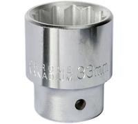 Loops 33mm Forged Steel Drive Socket - 3/4" Square Drive - Chrome Vanadium Socket in Metallics Loops Metallics
