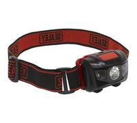Loops 3W LED Head Torch Spotlight - Adjustable Headband - White LED & 2 x Red LEDs Loops White