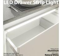Loops 3x 800mm LED Drawer Strip Light AUTO ON/OFF PIR SENSOR Kitchen Cupboard Door Loops Multicolor