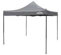 Loops 3X3M Heavy Duty Pop-Up Gazebo - Water Resistant Garden Pavilion In Grey
