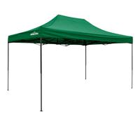 Loops 3x4.5m Pop-Up Gazebo - GREEN Heavy Duty Frame & Water Resistant Garden Pavillion