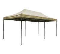 Loops 3X6M Beige Pop-Up Gazebo With Heavy Duty Frame And Water Resistance