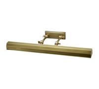 Loops 4 Bulb Adjustable Joints Directional Picture Light Aged Brass LED E14 40W in Metallics Loops Metallics