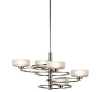 Elegant 4 Bulb Classic Pewter Chandelier With Led G9 Bulbs