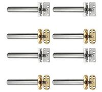 Loops 4 Pack - 139mm Concealed Chain Spring Fire Door Closer - Satin Chrome Square