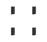 Loops 4 Pack Antique Black Butt Hinge 100X67mm - Classic Design For Doors - Traditional Gate Door - Door Hinges