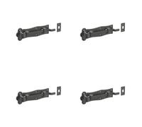 Loops 4 Pack Antique Black Necked Bolts 200mm - Perfect For Vintage Projects - Door Bolt Lock